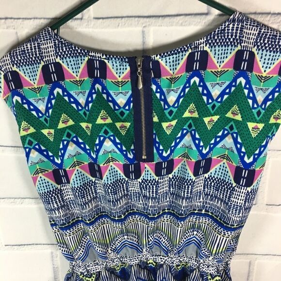 BeBop Womens Summer Dress - Geometric SZ M - Picture 4 of 5